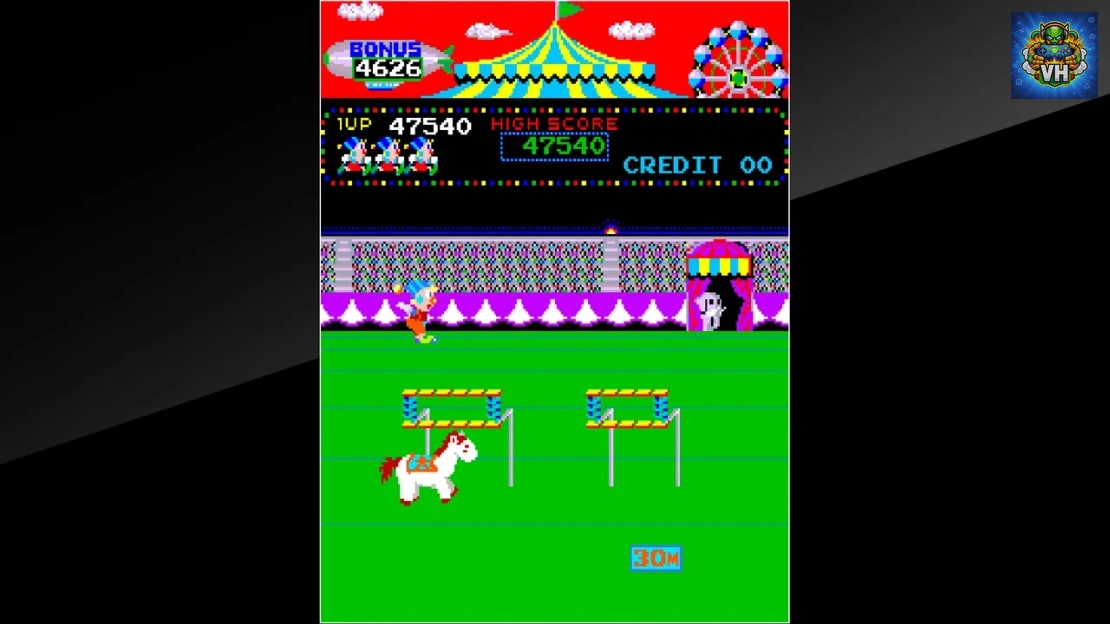 Arcade Archives CIRCUS CHARLIE Nintendo Switch - ảnh màn hình 2