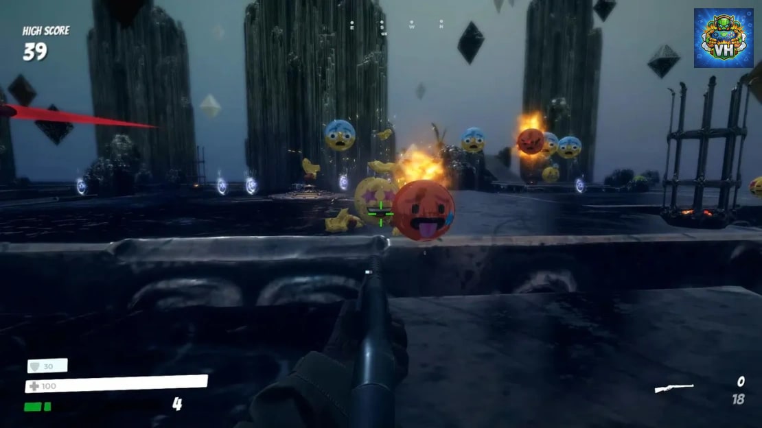 Emoji Battel Field Island Warfare Nintendo Switch - ảnh màn hình 5