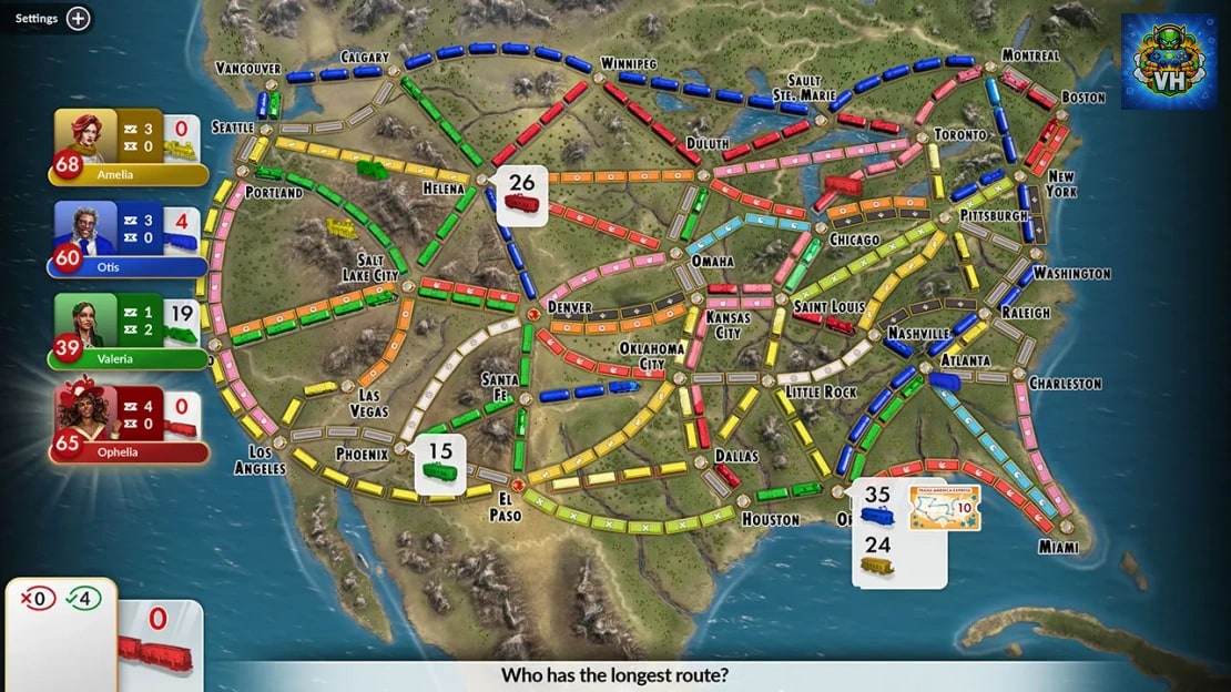 Ticket To Ride® Nintendo Switch - ảnh màn hình 4