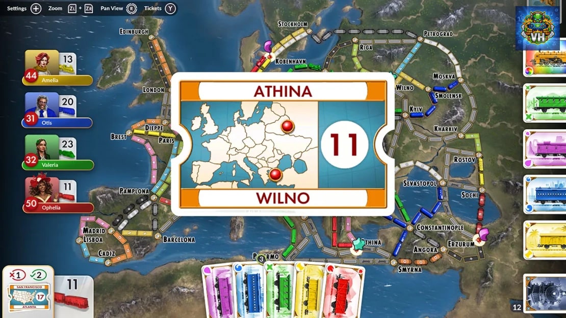 Ticket To Ride® Nintendo Switch - ảnh màn hình 1