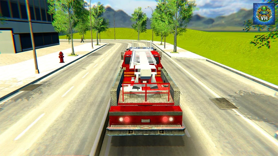 Firefighter:Car Fire Truck Sim Driving 2022 Simulator Nintendo Switch - ảnh màn hình 1