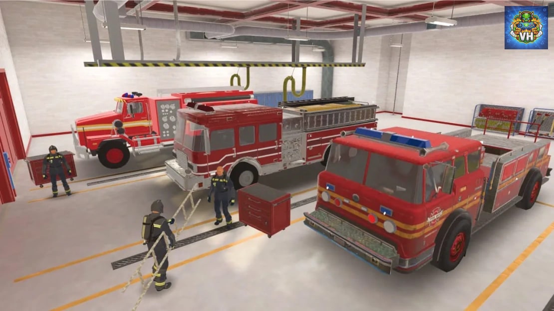 Firefighter:Car Fire Truck Sim Driving 2022 Simulator Nintendo Switch - ảnh màn hình 10