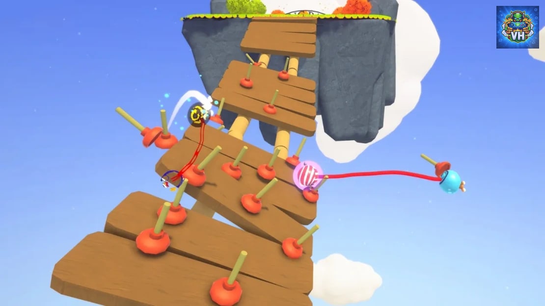 Fling To The Finish Nintendo Switch - ảnh màn hình 1