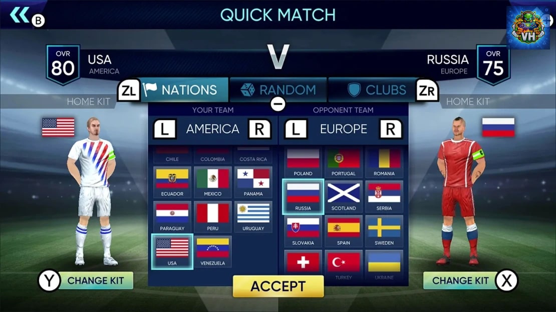 Football Cup 2021 Nintendo Switch - ảnh màn hình 3