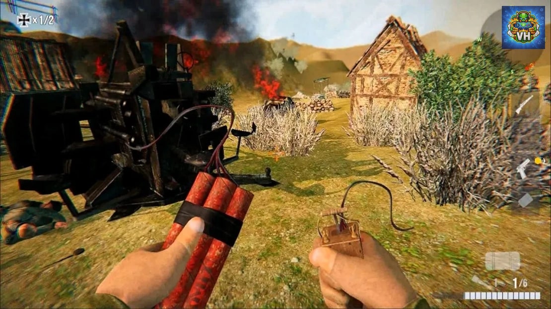 World War: D-Day 1944 Nintendo Switch - ảnh màn hình 4