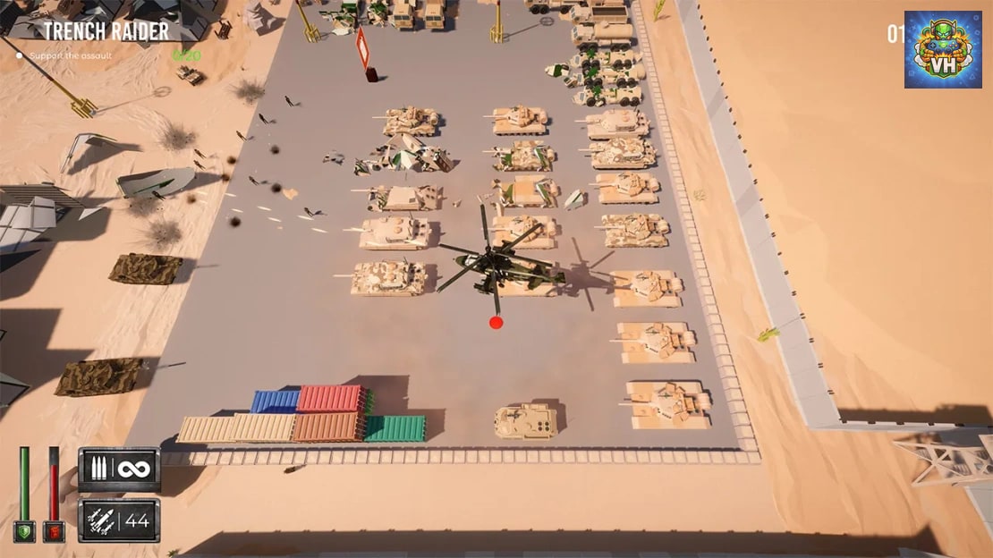 Helicopter Shooter – Hot Ace Heli War Borne Nintendo Switch - ảnh màn hình 5