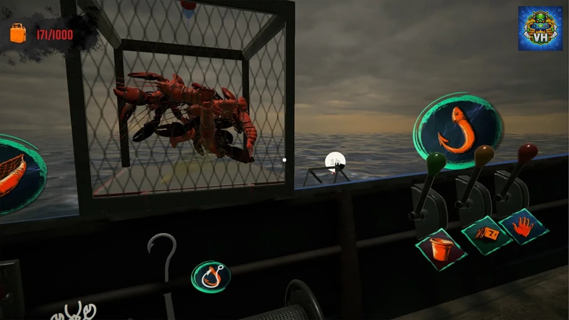 Deadliest Deep Sea Catch Fishing Simulator Nintendo Switch - ảnh màn hình 1