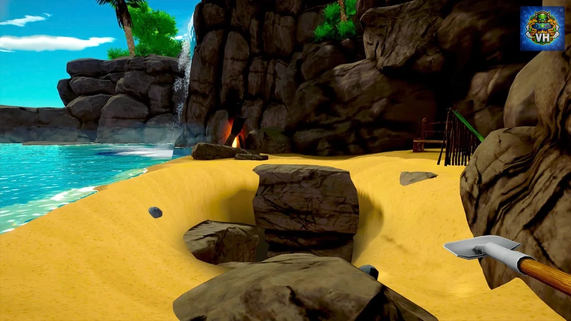 Hole Digging Beach Simulator Nintendo Switch - ảnh màn hình 1