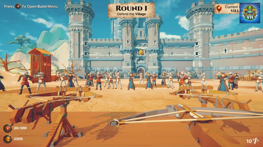 Medieval Castle Siege Defense Vs Invaders Nintendo Switch - ảnh màn hình 1