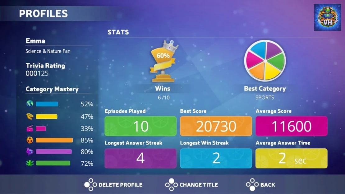 Trivial Pursuit® Live! Nintendo Switch - ảnh màn hình 3