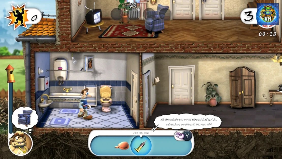 Neighbours back From Hell Việt hóa Switch - ảnh màn hình 2