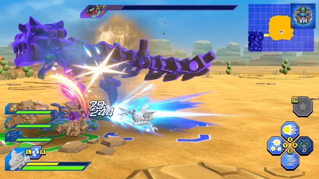 HoneHoneZaurus X Chogattai! Build & Battle Nintendo Switch - ảnh màn hình 4