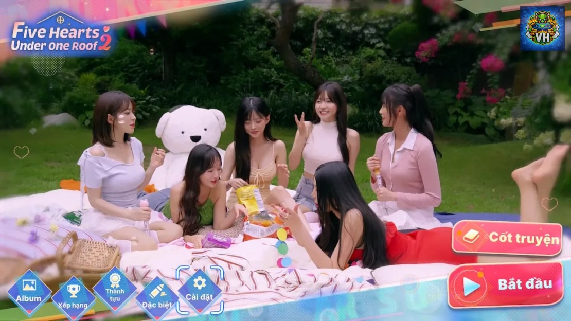 Five Hearts Under One Roof season 2 Việt hóa Switch - ảnh màn hình 1