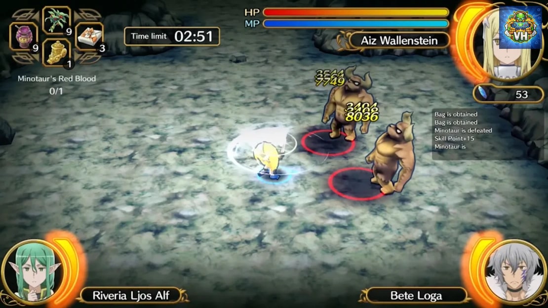 Is It Wrong to Try to Pick Up Girls in a Dungeon꞉ Familia Myth Infinite Combate Nintendo Switch - ảnh màn hình 5
