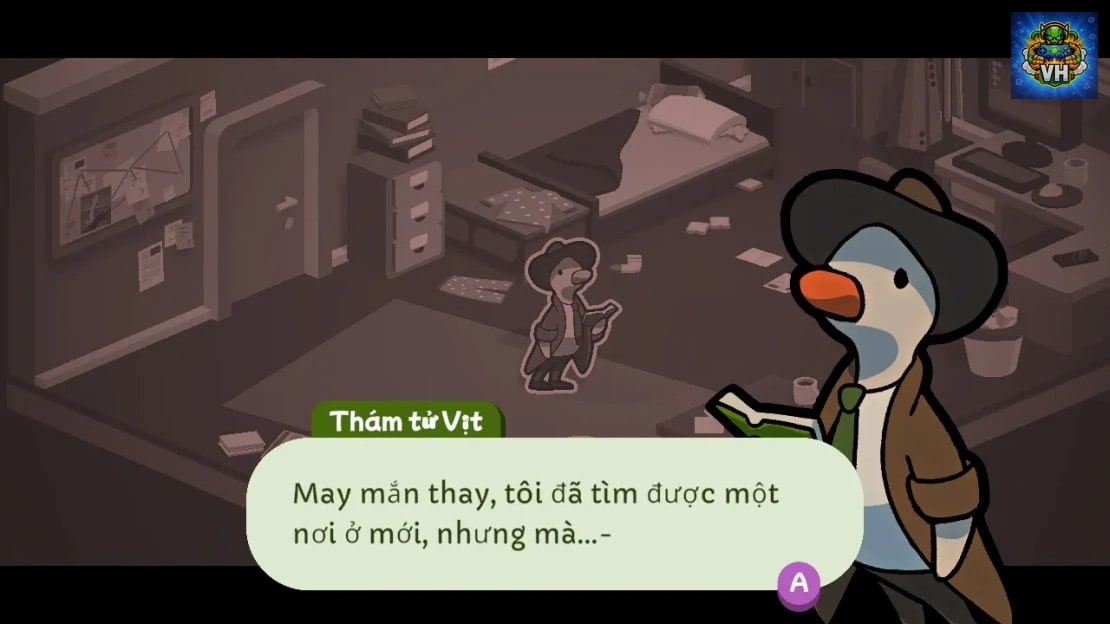 Duck Detective: The Ghost of Glamping Việt hóa Switch - ảnh màn hình 1