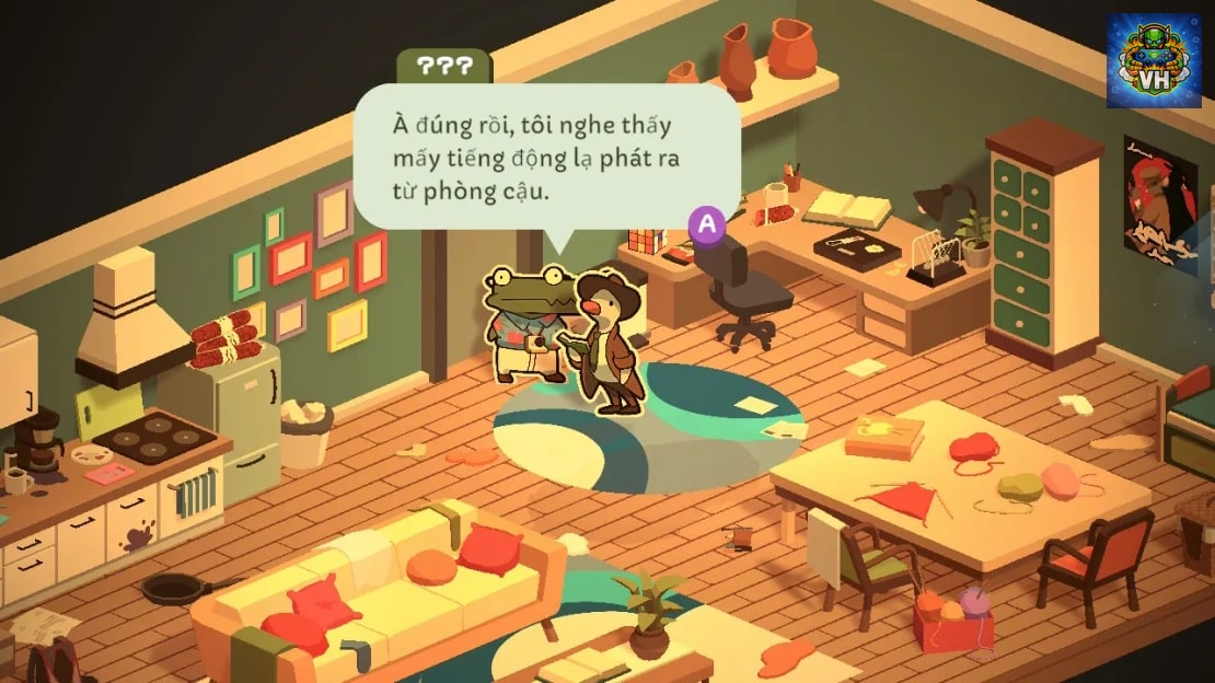 Duck Detective: The Ghost of Glamping Việt hóa Switch - ảnh màn hình 4