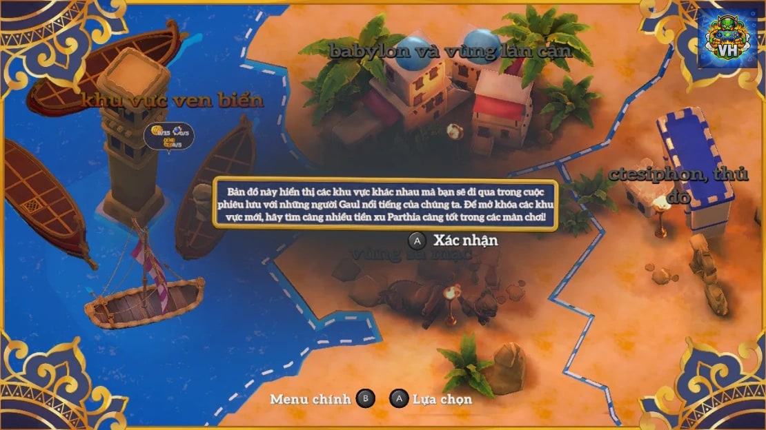 Asterix & Obelix - Mission Babylon Việt hóa Switch - ảnh màn hình 1