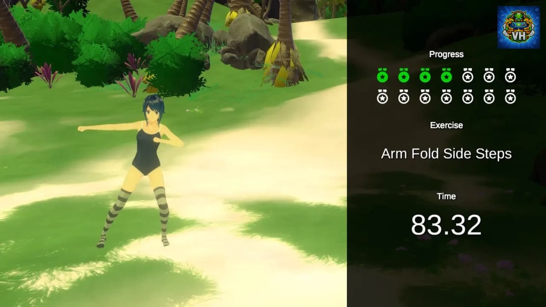 Anime Fitness – Summer Sweat Nintendo Switch - ảnh màn hình 4