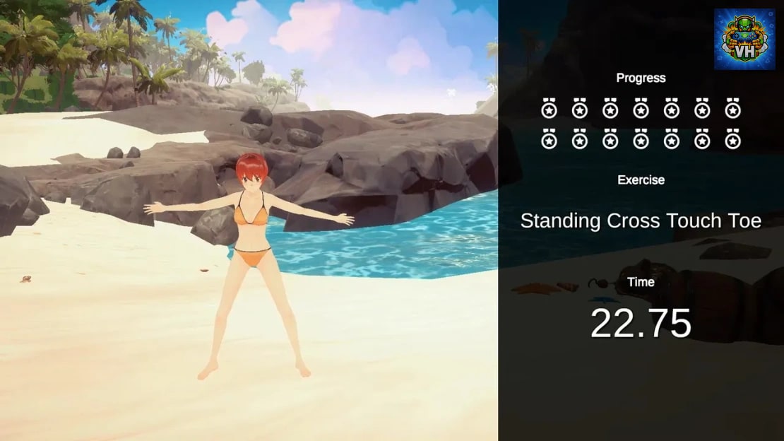 Anime Fitness – Summer Sweat Nintendo Switch - ảnh màn hình 2