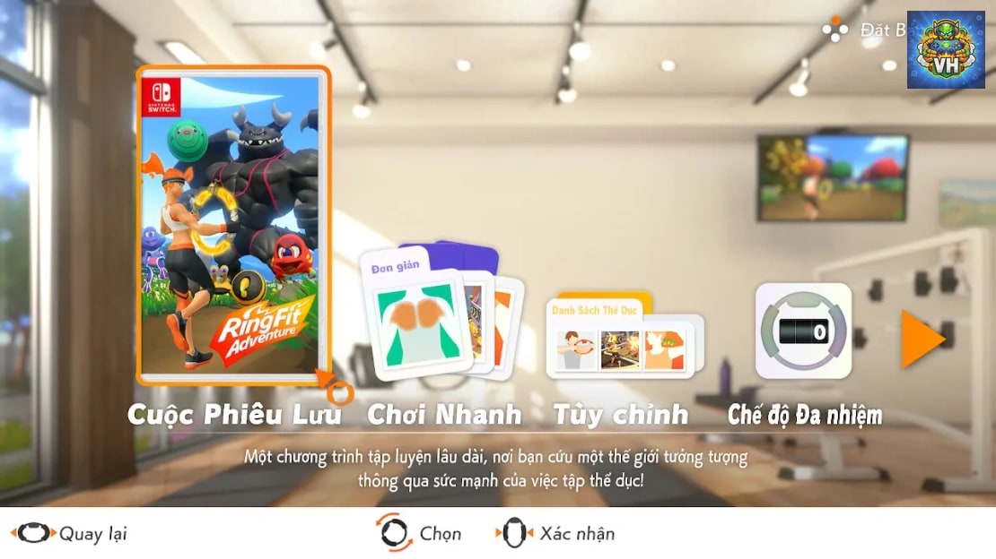 RingFit Adventure Việt hóa Switch - ảnh màn hình 5