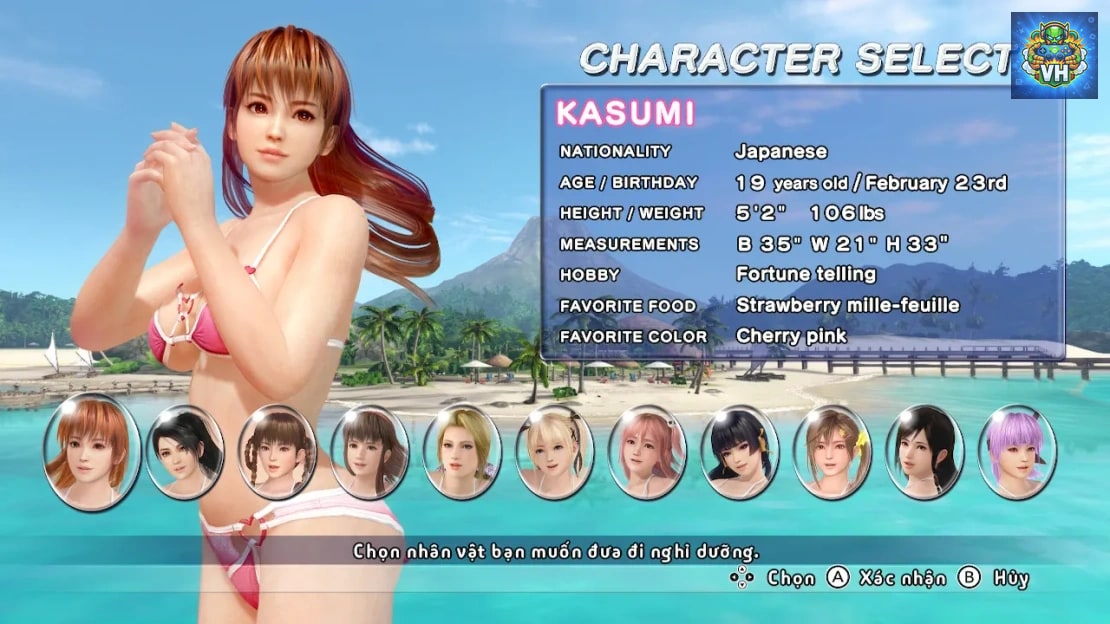 DEAD OR ALIVE Xtreme 3 Scarlet Việt hóa Switch - ảnh màn hình 1
