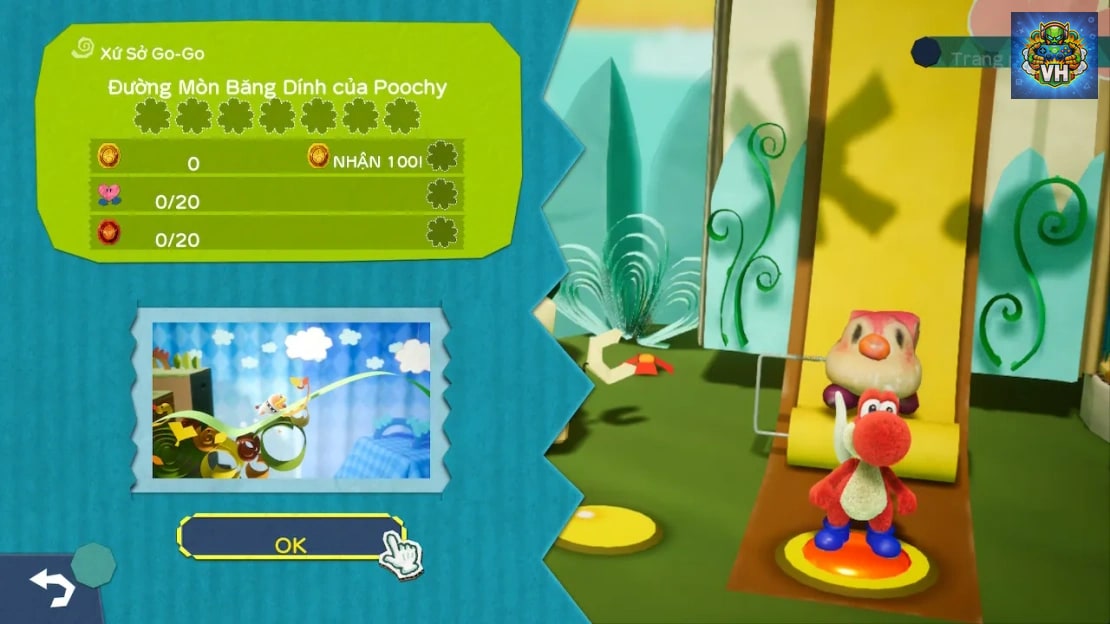 Yoshi’s Crafted World™ Việt hóa Switch - ảnh màn hình 1