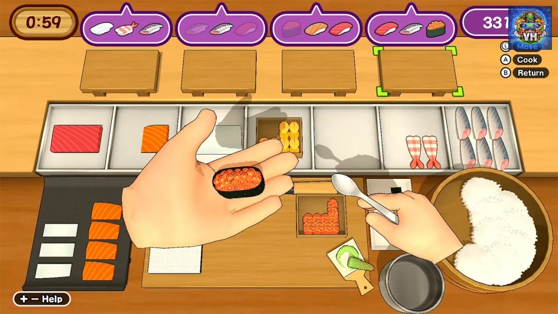 Make it! Sushi Nintendo Switch - ảnh màn hình 1