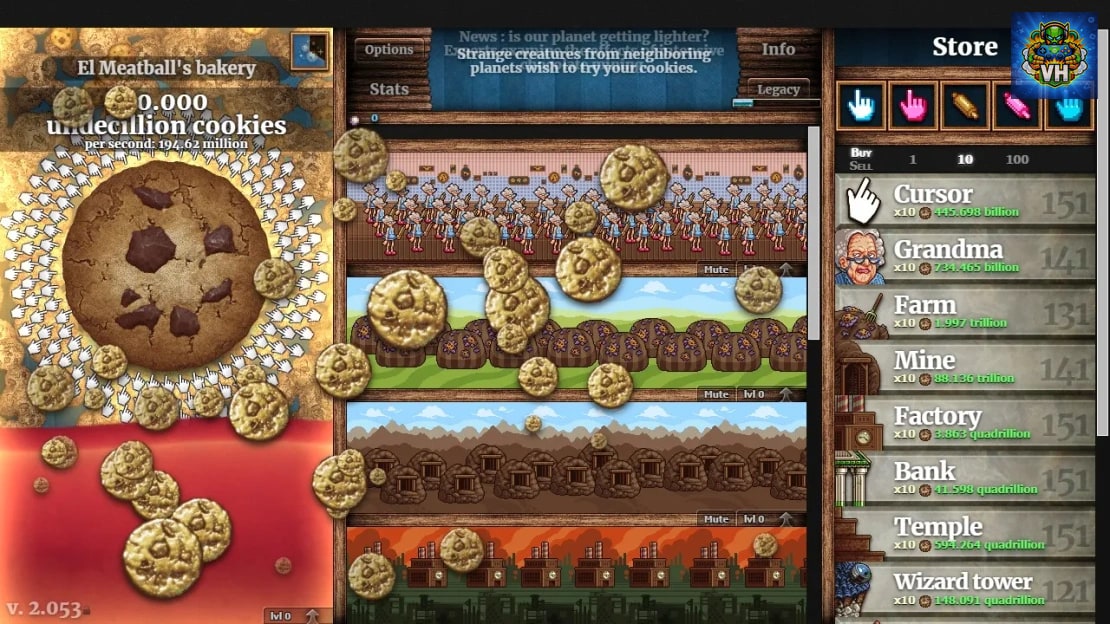Cookie Clicker Nintendo Switch - ảnh màn hình 4