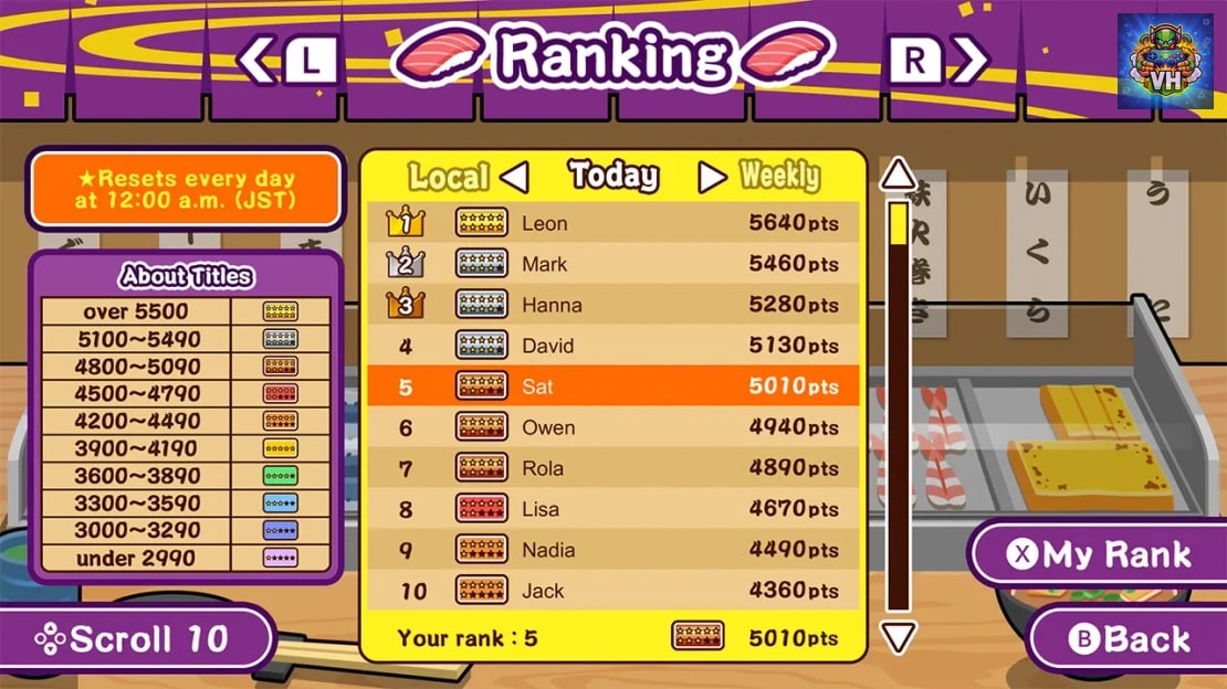 Make it! Sushi Nintendo Switch - ảnh màn hình 5