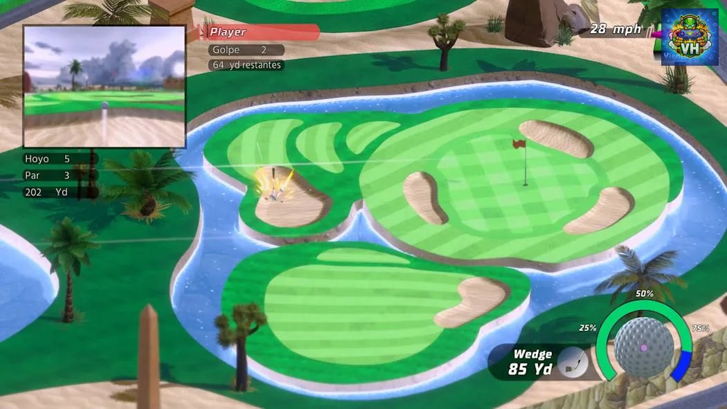Golf Up Oasis Nintendo Switch - ảnh màn hình 4