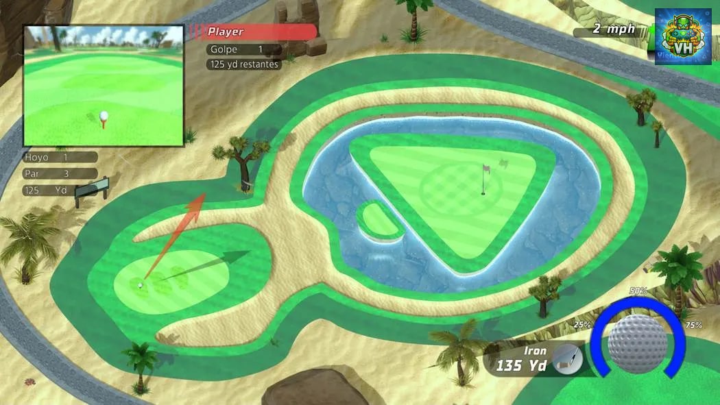 Golf Up Oasis Nintendo Switch - ảnh màn hình 3