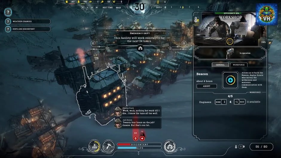 Frostpunk Nintendo Switch - ảnh màn hình 5