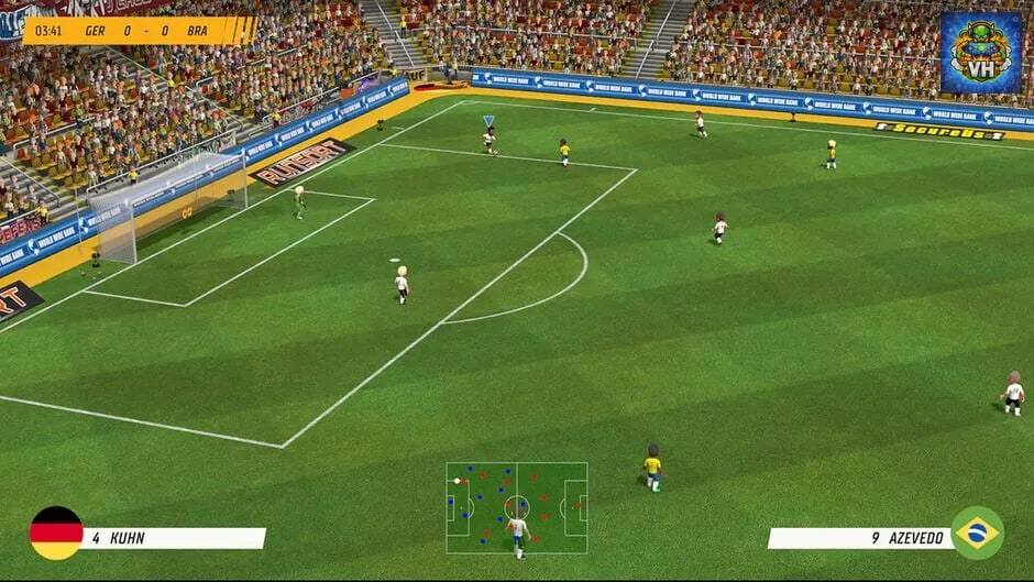 Super Soccer Blast: America VS Europe Nintendo Switch - ảnh màn hình 5