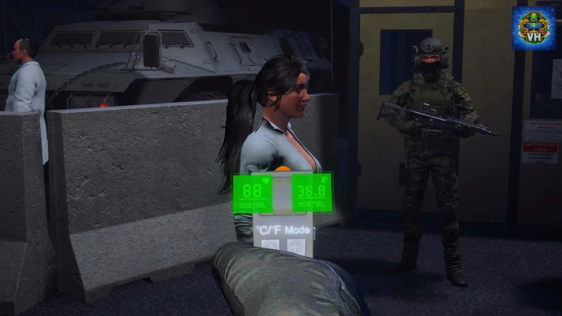 Quarantine Zone Border Zombie Checkpoint (test) Việt hóa Switch - ảnh màn hình 4