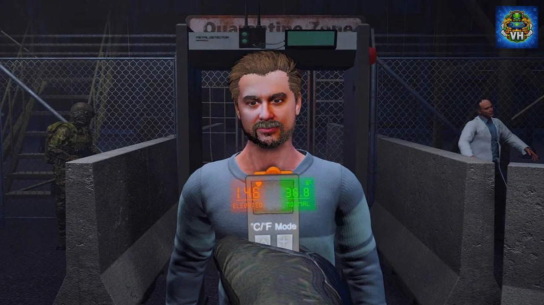Quarantine Zone Border Zombie Checkpoint (test) Việt hóa Switch - ảnh màn hình 1