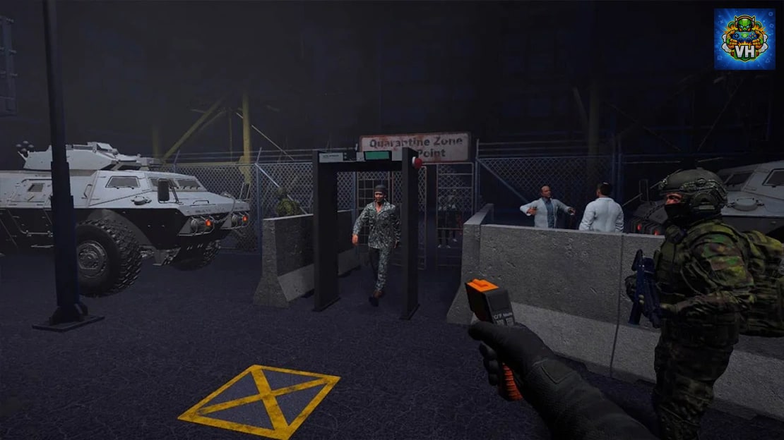 Quarantine Zone Border Zombie Checkpoint (test) Việt hóa Switch - ảnh màn hình 5