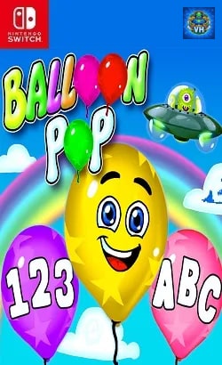 Balloon Pop - Learning Letters, Numbers, Colors, Game for Kids Nintendo Switch