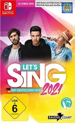 Let's Sing 2021 mit deutschen Hits Nintendo Switch