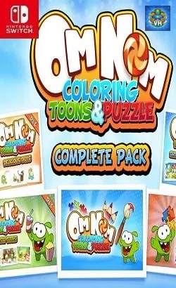 Om Nom: Coloring, Toons & Puzzle Nintendo Switch