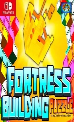 Fortress Building Puzzle - Galaxy Cube Tower Simulator Game Nintendo Switch