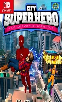 City Super Hero 3D - Flying Legend Warriors Deluxe Simulator Nintendo Switch