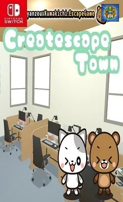 Createscape Town~Nyanzou&Kumakichi: Escape Game~ Nintendo Switch