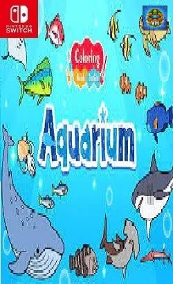 Coloring book series Aquarium Nintendo Switch