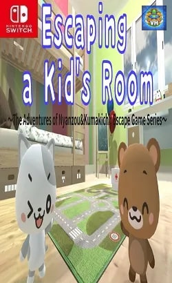Escaping a  Kid's Room～The Adventures of Nyanzou&Kumakichi: Escape Game Series～ Nintendo Switch
