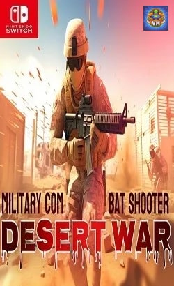 Military Combat Shooter Desert War Nintendo Switch