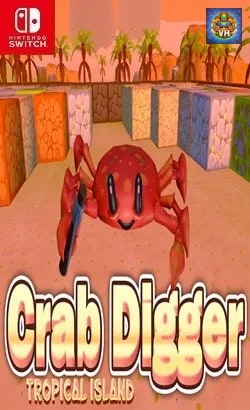 Crab Digger TROPICAL ISLAND Nintendo Switch