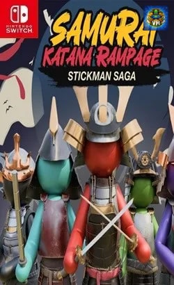 Samurai Katana Rampage Stickman Saga Nintendo Switch