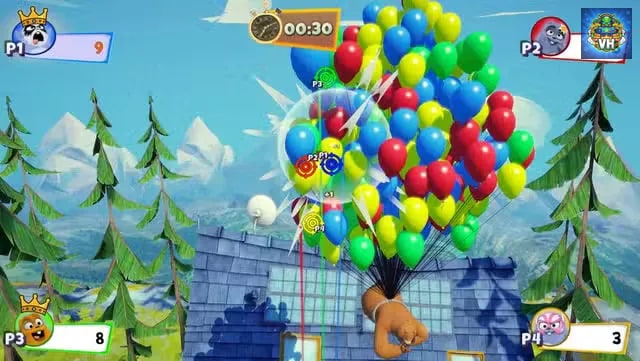 Grizzy & the Lemmings: Crazy Party Nintendo Switch - ảnh màn hình 1