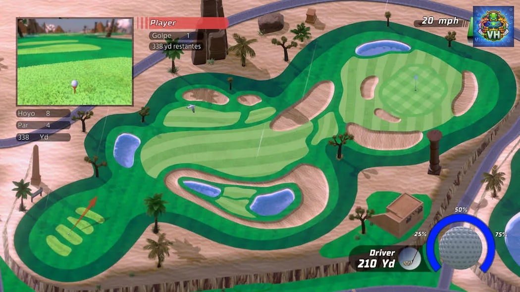 Golf Up Oasis Nintendo Switch - ảnh màn hình 1