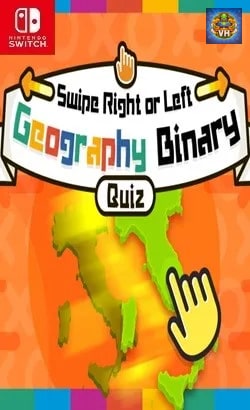 Swipe Right or Left Geography Binary Quiz Nintendo Switch